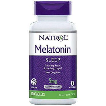 Melatonina liberacion prolongada - melatonina 5 mg con vitamina B6 - 100 tabletas de Natrol